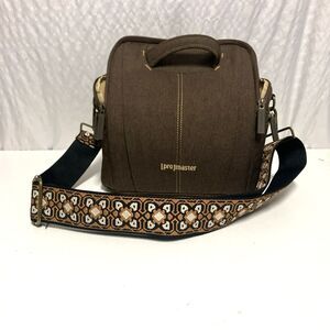 Promaster Cityscape 30 Camera Bag Brown Zip Around 10”x7”x6”